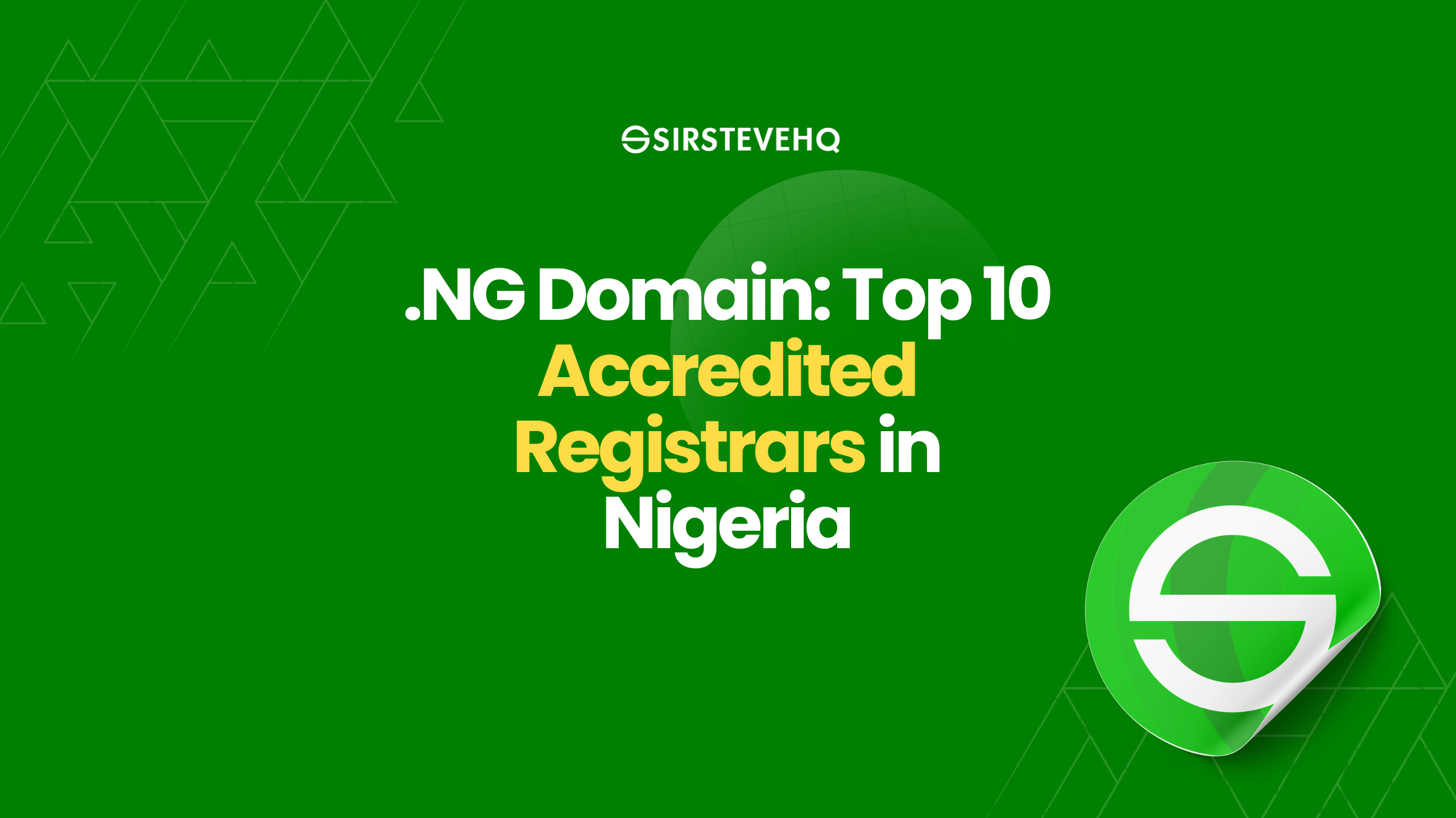 .NG Domain: Top 10 Accredited Registrars in Nigeria
