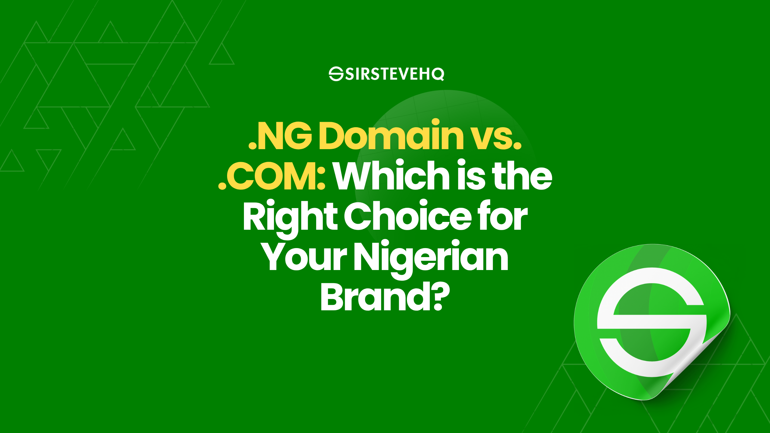 .NG Domain vs. .COM: Which is the Right Choice for Your Nigerian Brand?