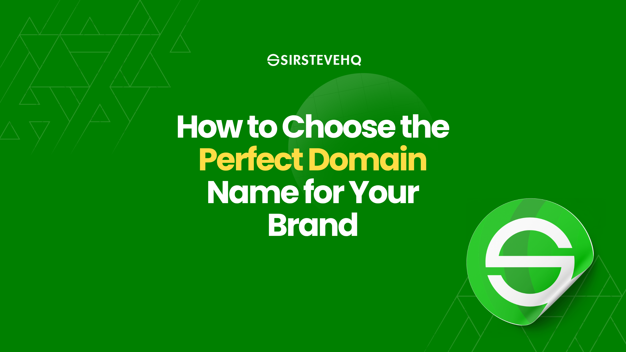 How to Choose the Perfect Domain Name for Your Brand