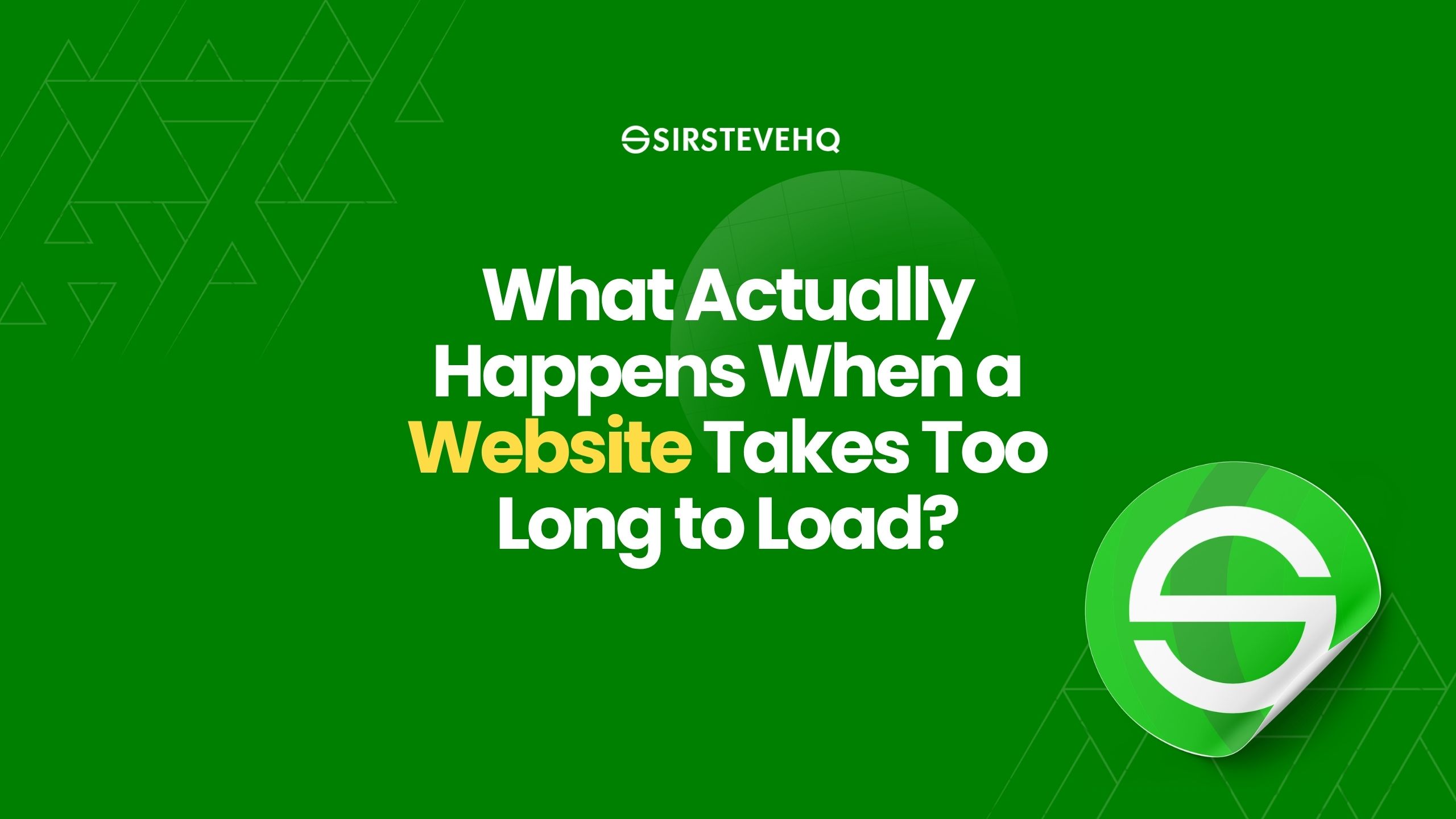 Your Website Is Not "Just Slow": What Actually Happens When a Website Takes Too Long to Load?