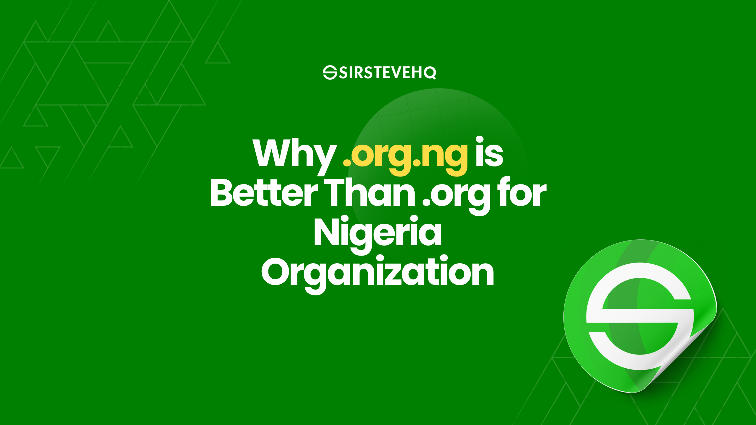 Why .org.ng is Better Than .org for Nigeria Organization