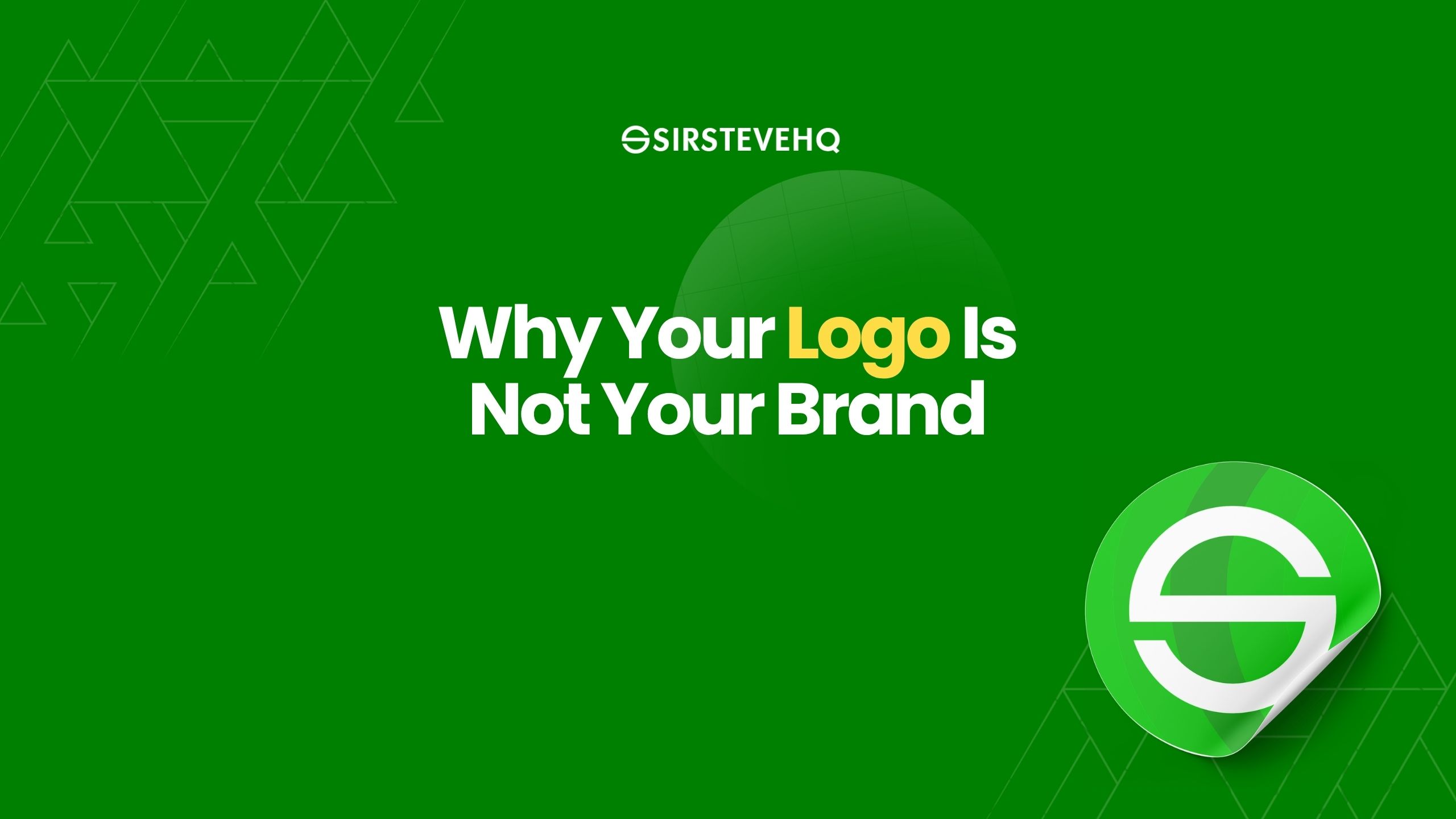 Why Your Logo Is Not Your Brand