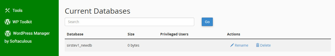 current-databases