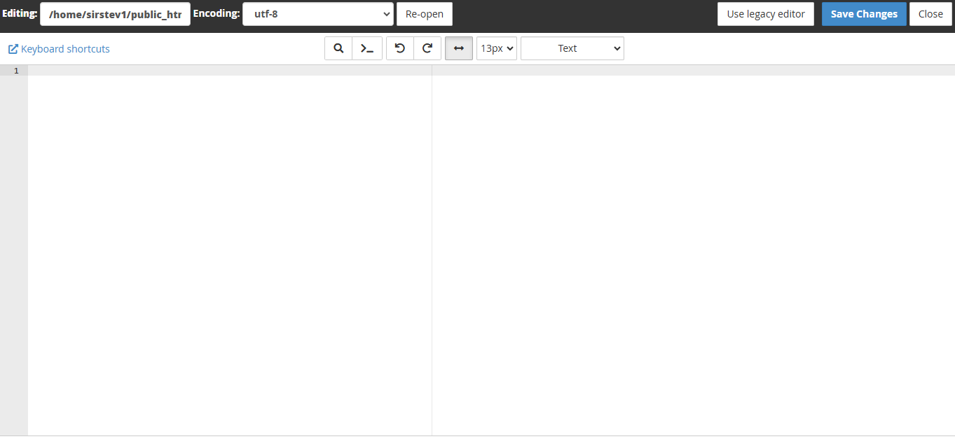 File Manager - File Editor