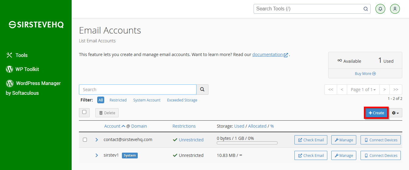 create-email-account