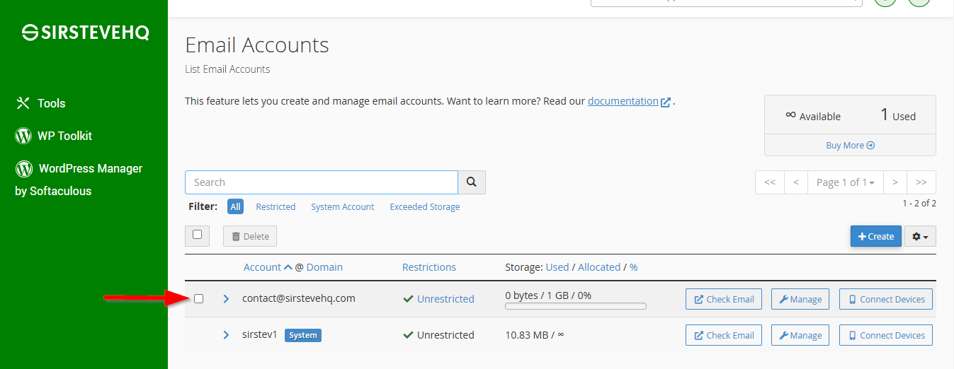 list-email-accounts