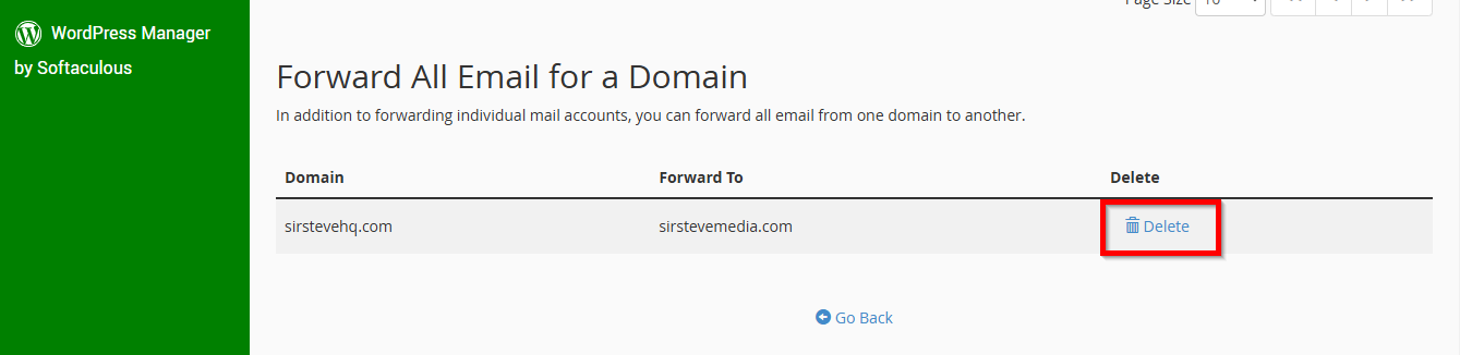 delete-domain-forwarder