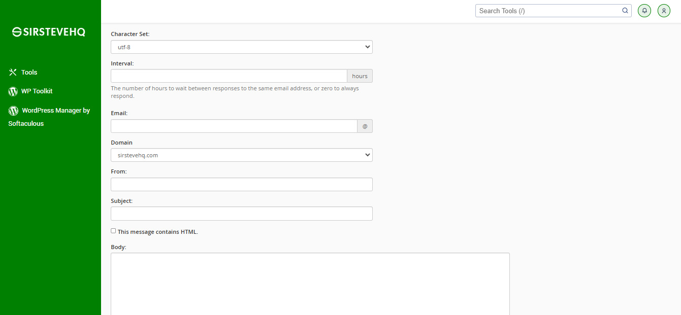 set-autoresponder-parameteres