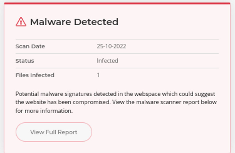 Malware detected with free scanner by SIRSTEVEHQ