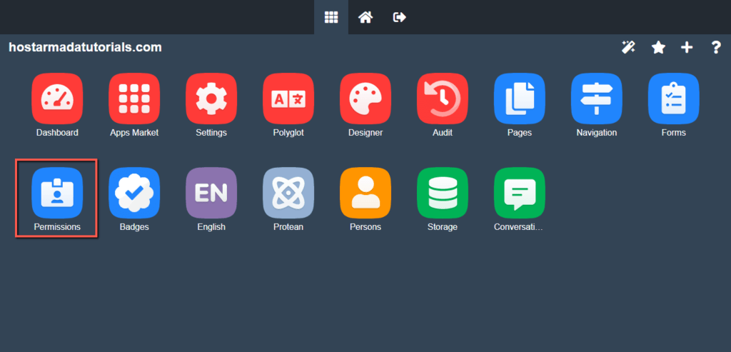 Access Permissions Builder