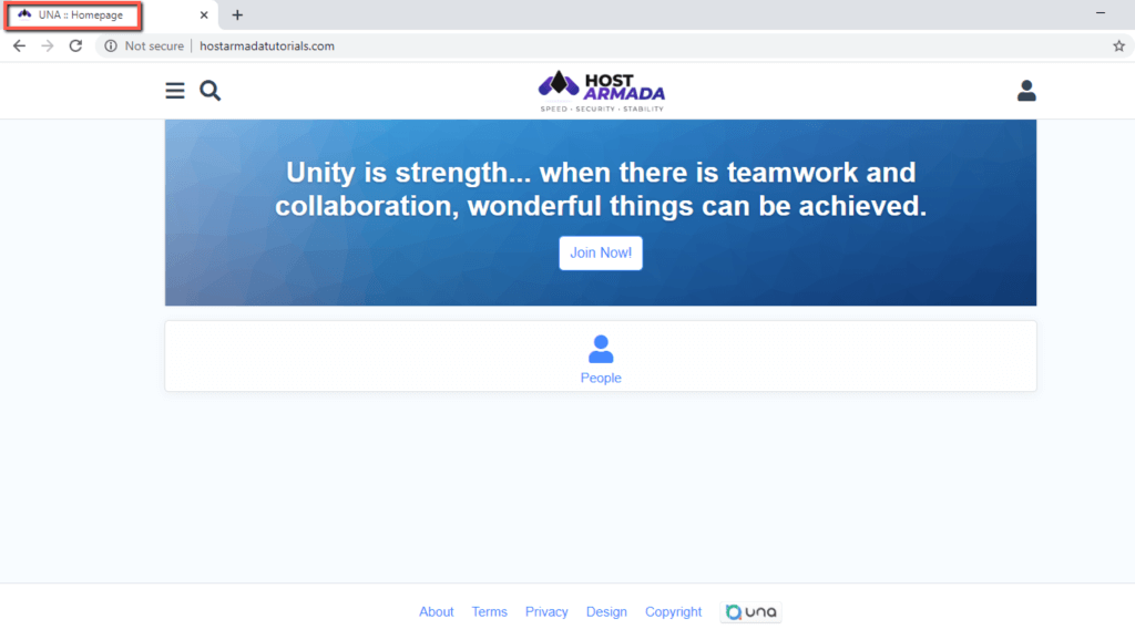 Custom Site Icon