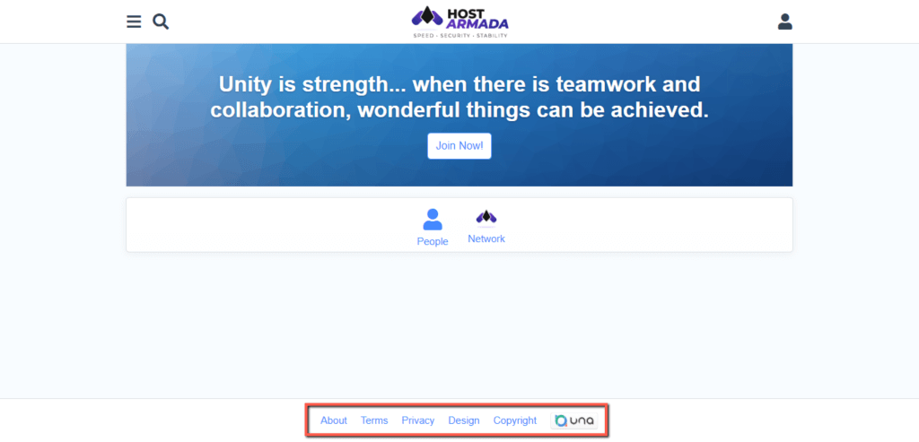Footer Links