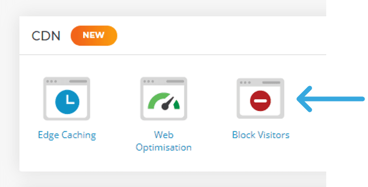 CDN Block Visitors