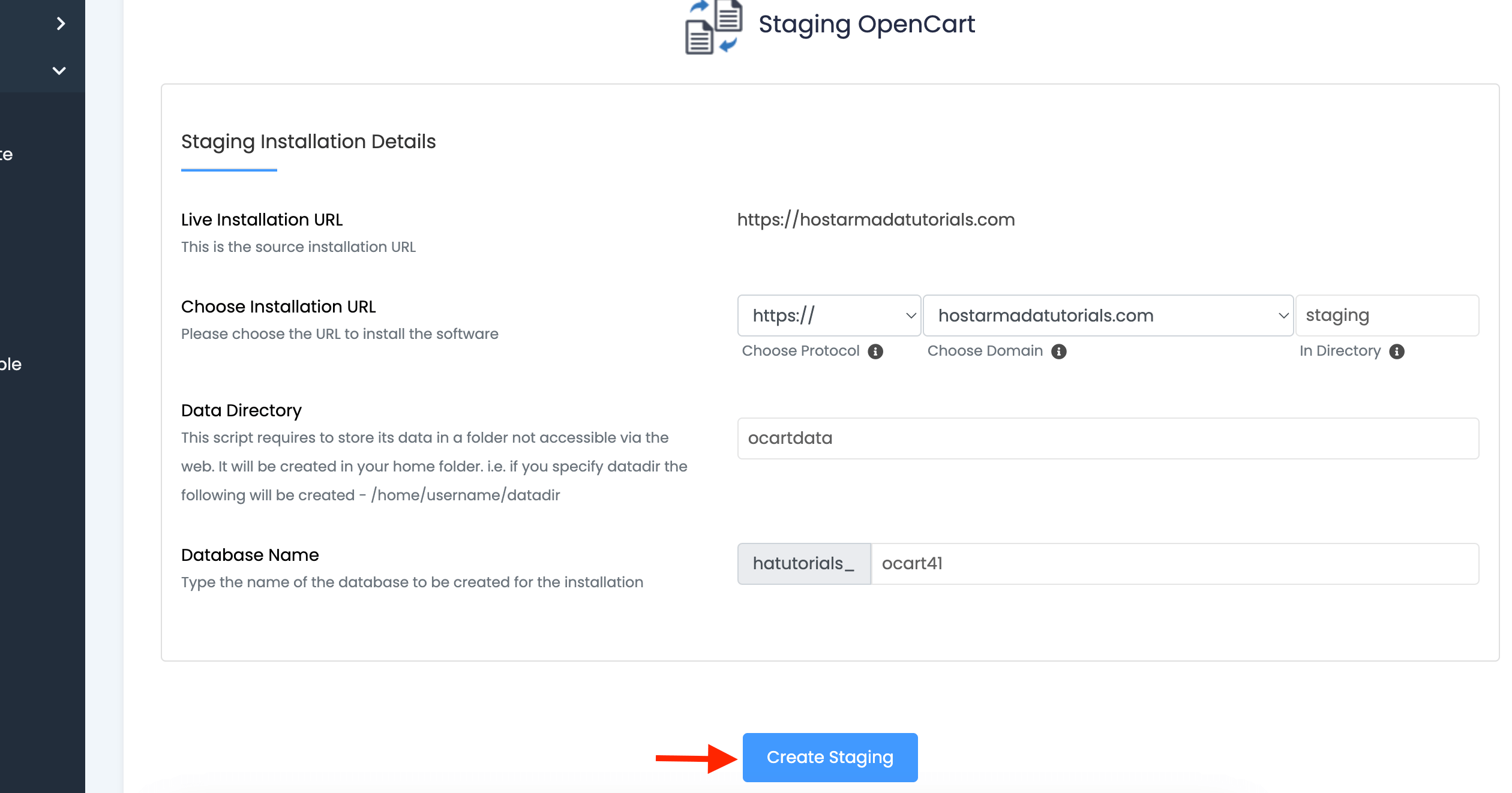 create-staging