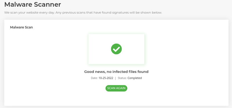 free malware scanner notification free of malware