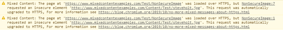 Chrome Javascript console showing errors