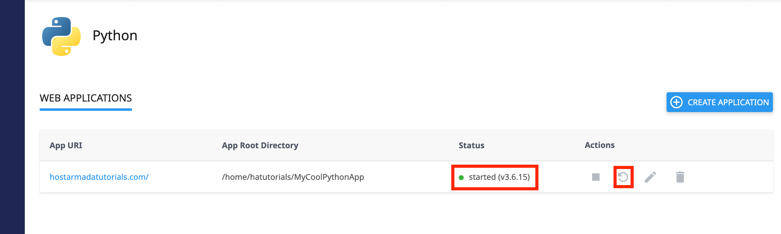 refresh-python-app