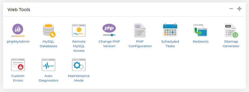 set custom error pages in control panel my20i