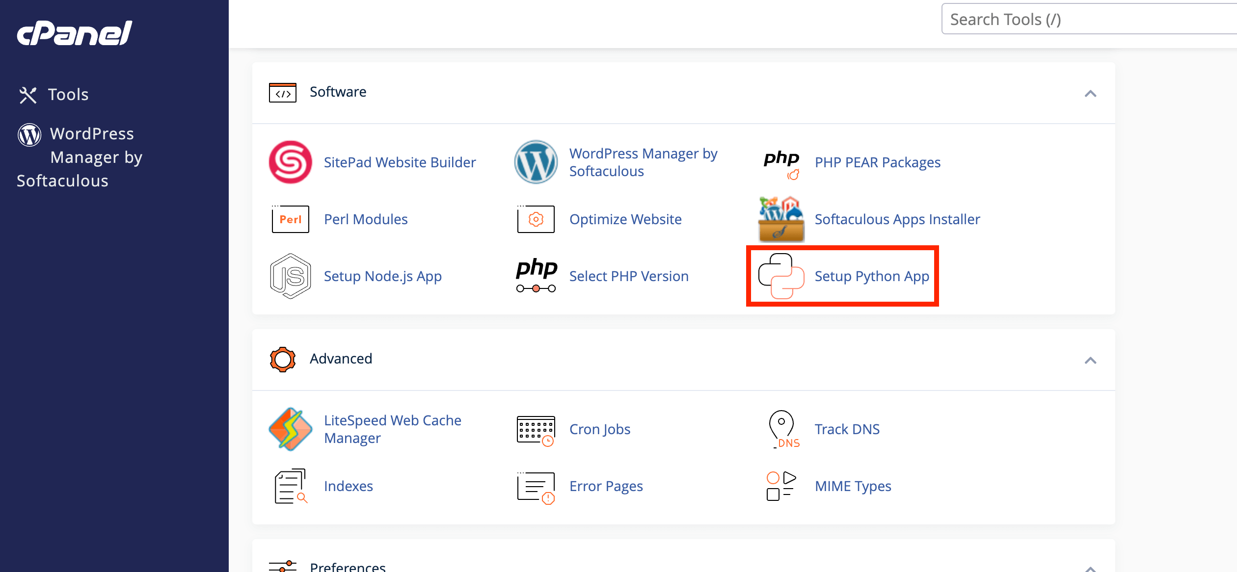 setup-python-app-functionality
