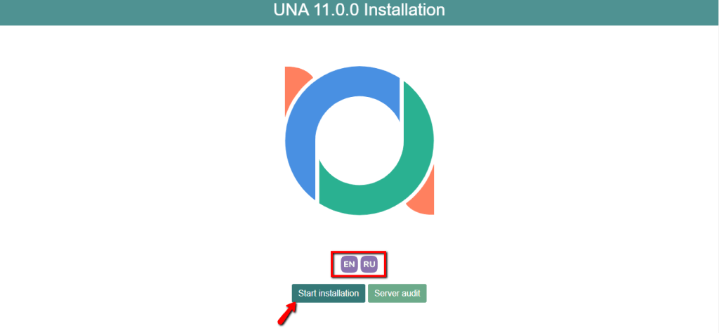 Start Installation