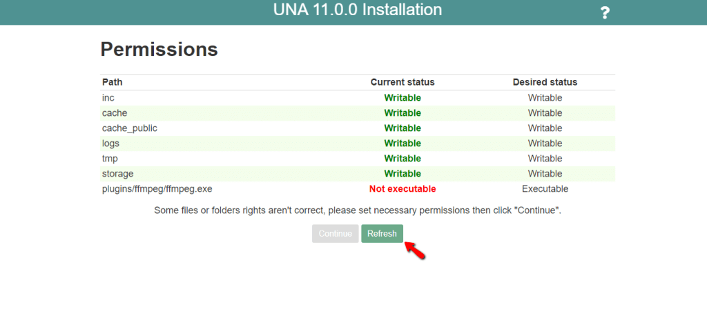 Permissions Check