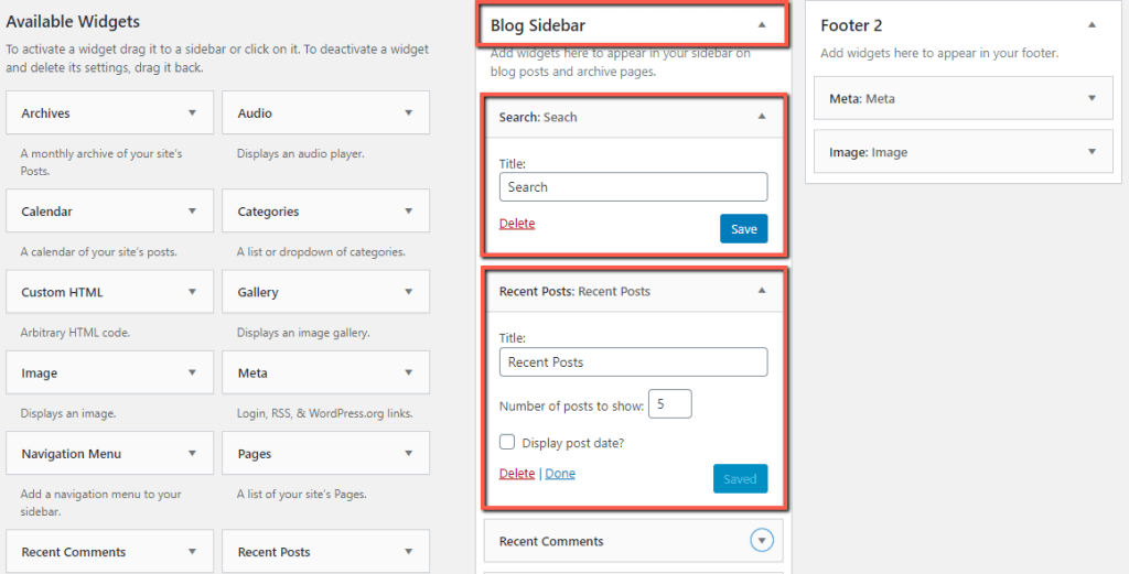 Edit WordPress Widget