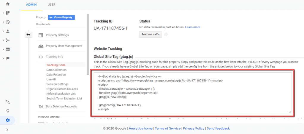 Google Analytics Global Site Tag (gtag.js)