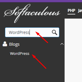wordpress installation access