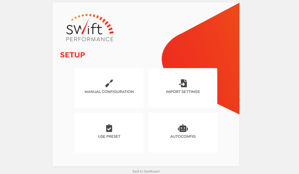 Swift Performance Setup Methods