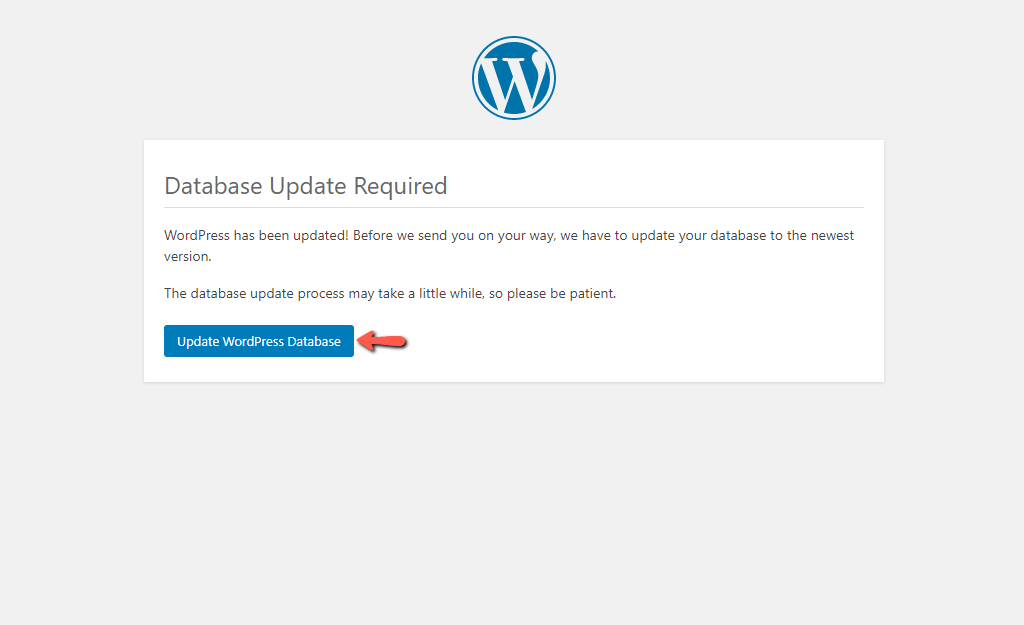 Update WordPress Database