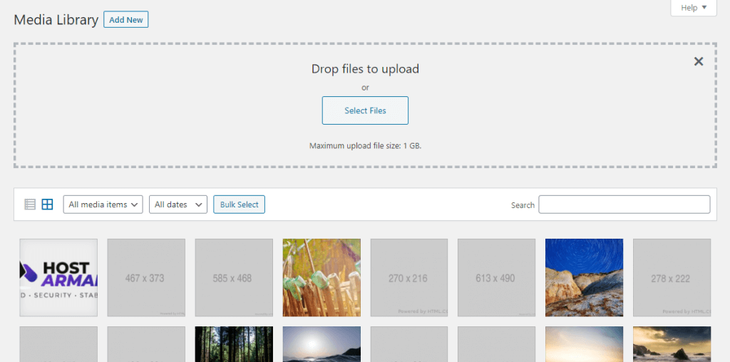 Upload Media File