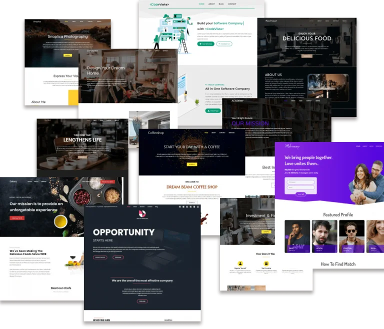 Easy to Use Site Builder